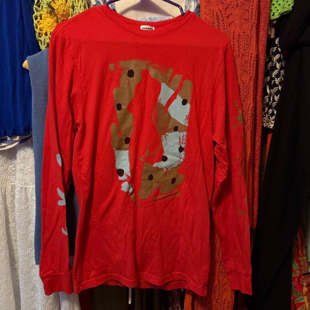 Inamorata Long Sleeve Graphic T NWOT